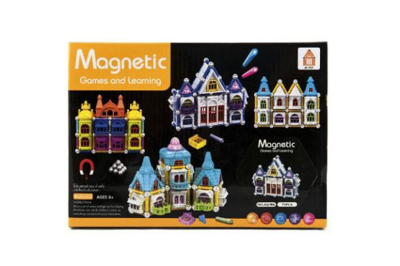 Magnetická stavebnice domeček 75 ks