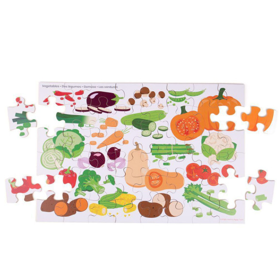 Podlahové puzzle Zelenina Bigjigs Toys