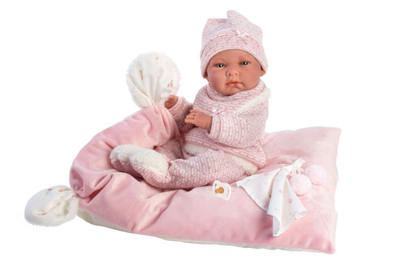 Obleček pro panenku miminko New Born velikosti 40-42 cm s doplňky Llorens