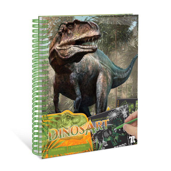 Dinosauři Vyškrabovací deníček Nebulous Stars