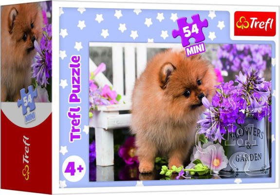Minipuzzle zvířátka - mláďata 4 druhy, 54 dílků
