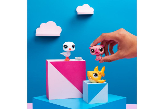 Littlest Pet Shop 3 figurky - 3 druhy