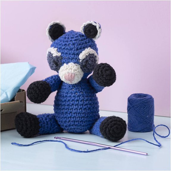Sada na háčkování mýval Amigurumi