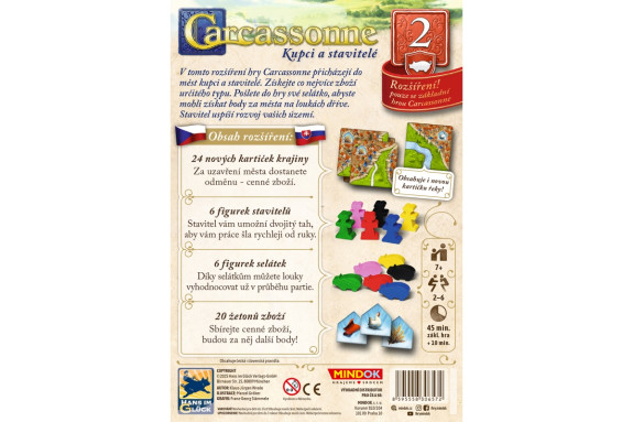 Carcassonne 2. rozšíření: Kupci a stavitelé (2025)