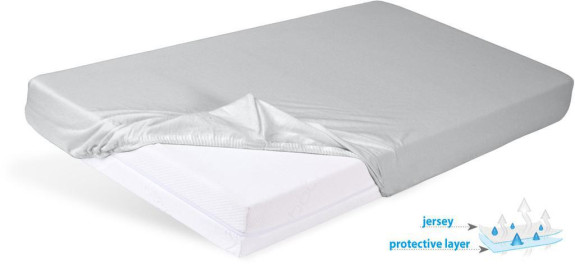 Nepromokavé prostěradlo jersey 60 x 120 cm Babymatex