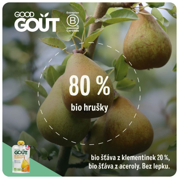 Good Gout BIO Hruška s klementinkou (120 g)