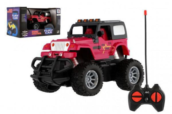 Auto RC terénní 14 cm 27MHz se světlem