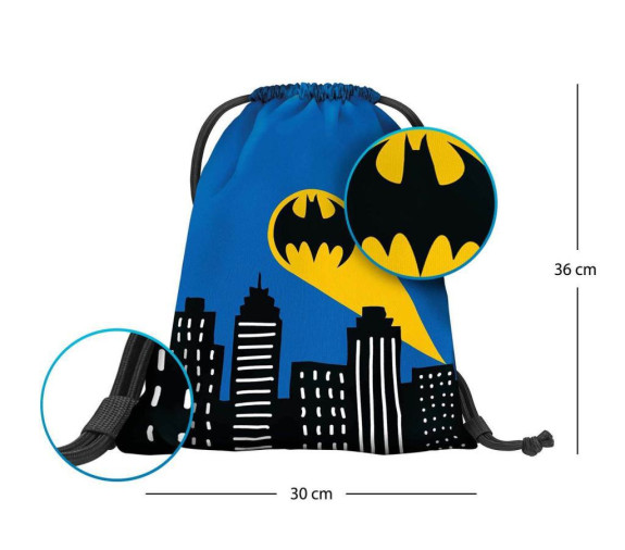 Předškolní sáček Batman modrý Baagl