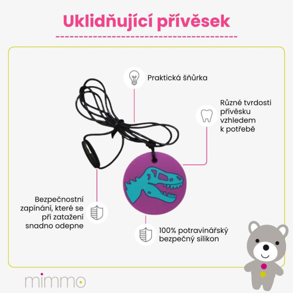 Uklidňující přívěsek Robot Jellystone Designs