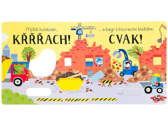 Křřřach! Posuň a poslouchej! Sam Taplin, ilustrace Ailie Busby