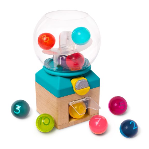 Automat s míčky Rainbow Gumballs B-Toys