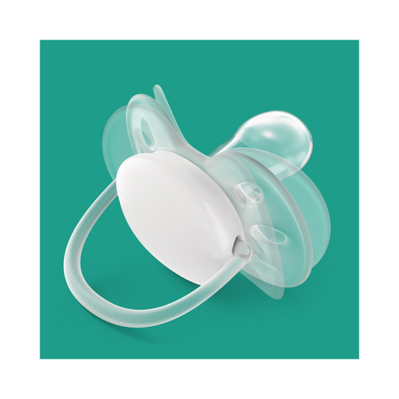 Šidítko Ultrasoft Premium neutral 0-6 m obrázek 2 ks Philips Avent