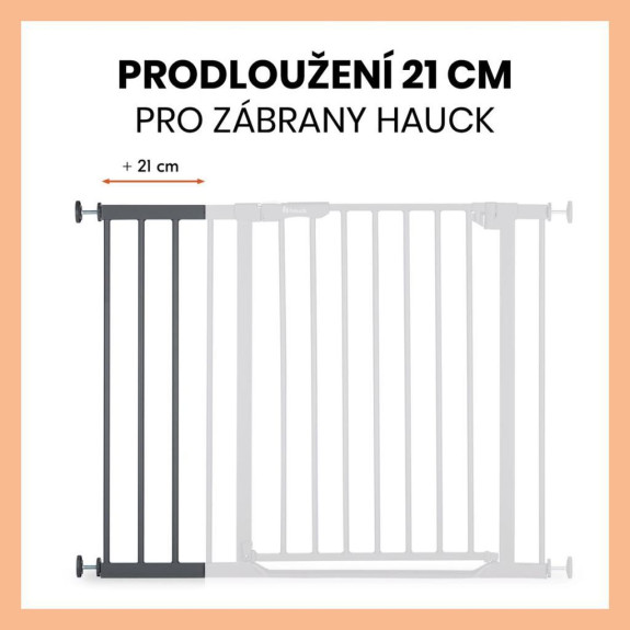Zábrana Open N Stop 2 rozšíření o 21 cm Hauck