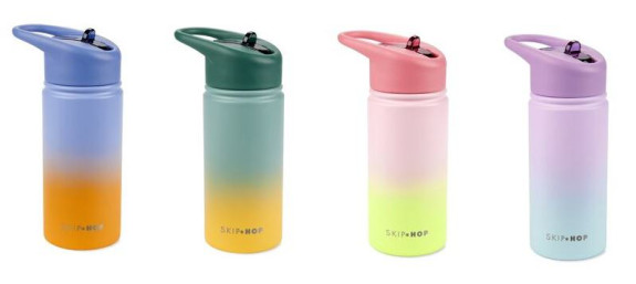Láhev s brčkem nerezová Wander 450 ml Skip Hop