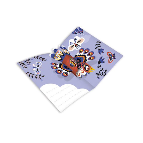 Sada Mini Origami Pohlednic se zvířátky Janod