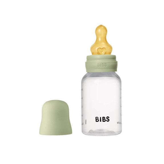 Antikoliková láhev s kaučukovým dudlíkem 150 ml Bibs