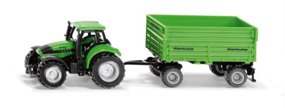 Traktor DEUTZ-FAHR s přívěsem Fortuna Siku Blister