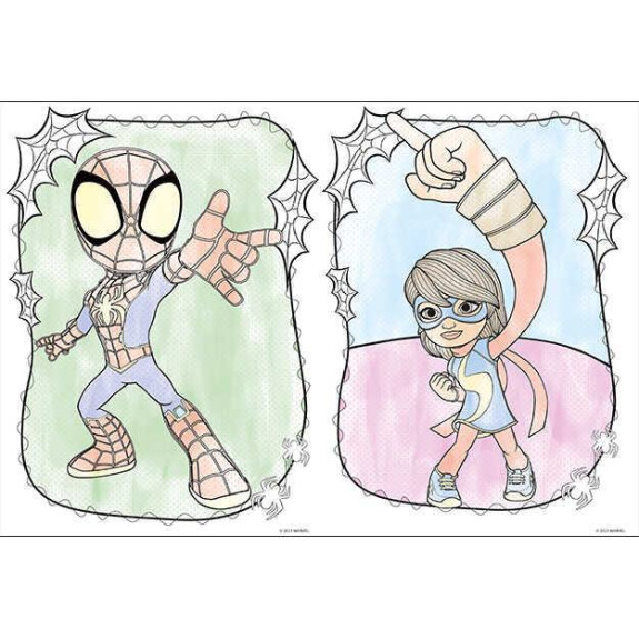Maluj vodou A5 Spidey