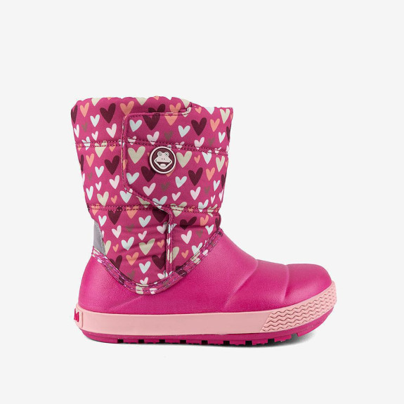 Dětské zimní boty - zateplené sněhule s kožíškem COQUI MIKI magenta