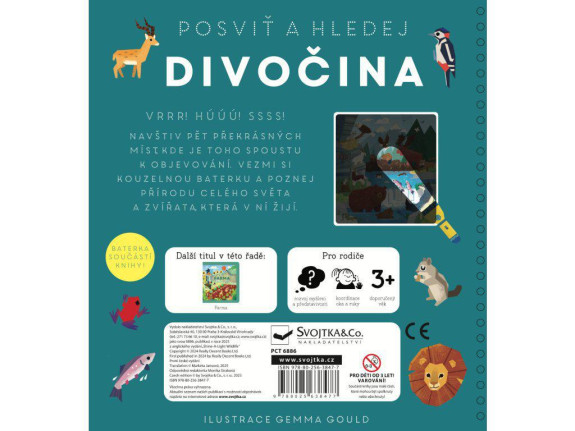 Posviť a hledej Divočina Kniha s kouzelnou baterkou