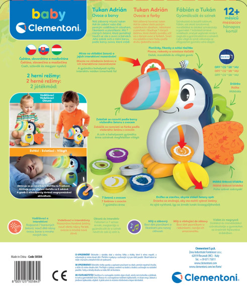 Clemmy baby Interaktivní Tukan