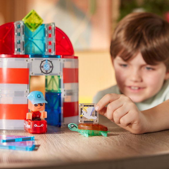 Magnetická stavebnice Lighthouse Rescue 26 dílků Magna-Tiles