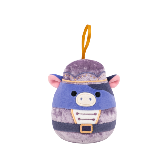 Vánoční ozdoba Kráva louskáček - Ingred 10 cm Squishmallows