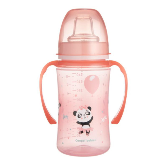 Nevylévací hrníček Canpol Easy start cup se širokým hrdlem 240ml