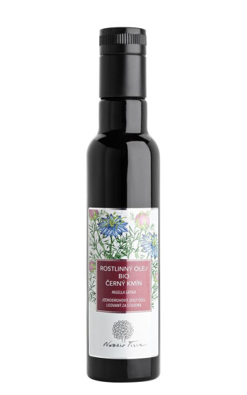 BIO Olej z černého kmínu 250 ml fialové sklo