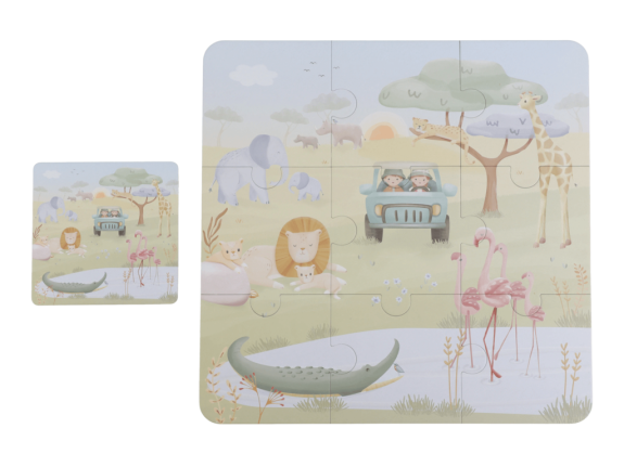 Puzzle 6v1 Safari Friends Little Dutch