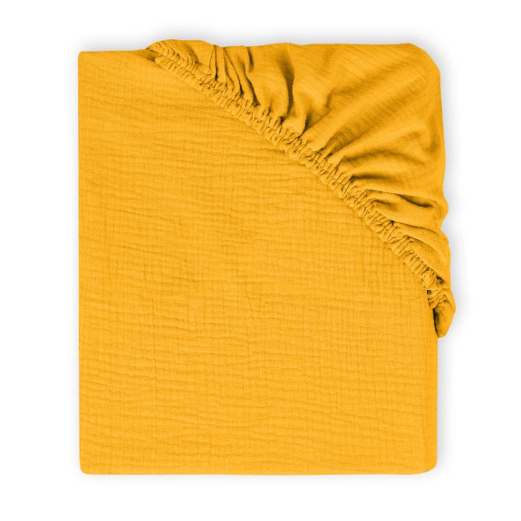 Mušelínové prostěradlo s gumou 60 x 120 cm BabyMatex