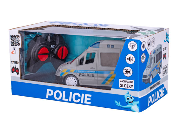 R/C auto policie CZ 27MHz plná funkce se světlem a zvukem