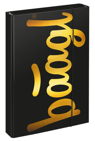 Desky na školní sešity A4 Jumbo Gold Baagl