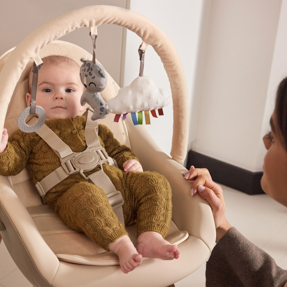 Jídelní židlička a lehátko Fini Up 2 v 1 Grey Kinderkraft