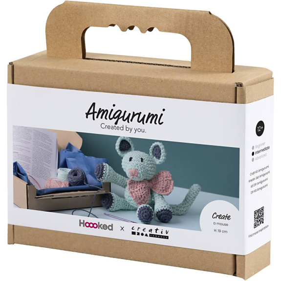 Sada na háčkování myška Amigurumi