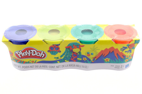 Play-Doh Wild Color 4 ks kelímků