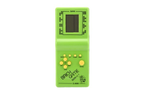 Digitální hra Brick Game Tetris hlavolam plast 19 cm na baterie