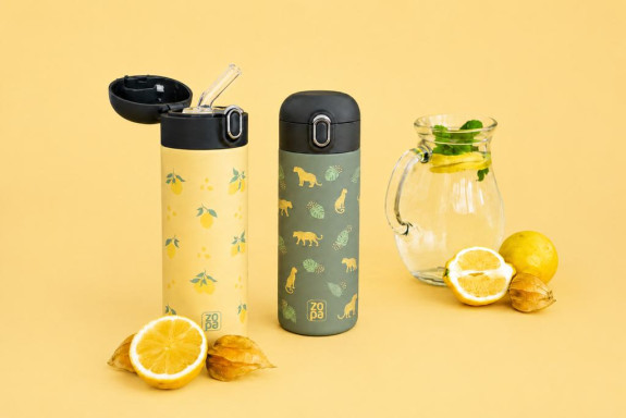Termoska na tekutiny s brčkem 400 ml Zopa