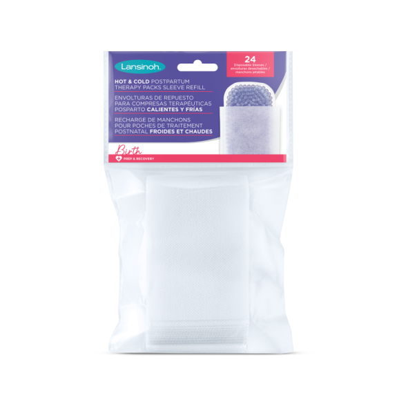Hygienické návleky na poporodní vložku Cold & Warm 24 ks Lansinoh