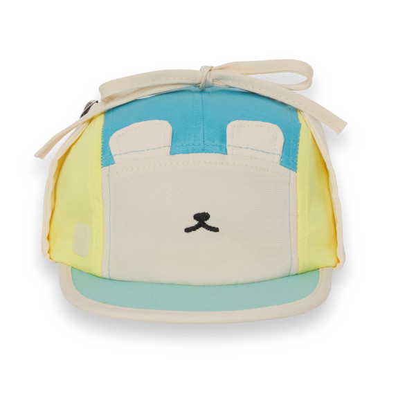 Kšiltovka s UV ochranou a ochranou krku Bear Blue KiETLA FUN OURS‘ON