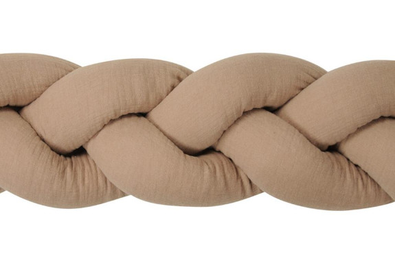 Mušelínový mantinel cop 200 cm Babymatex – chránič do postýlky