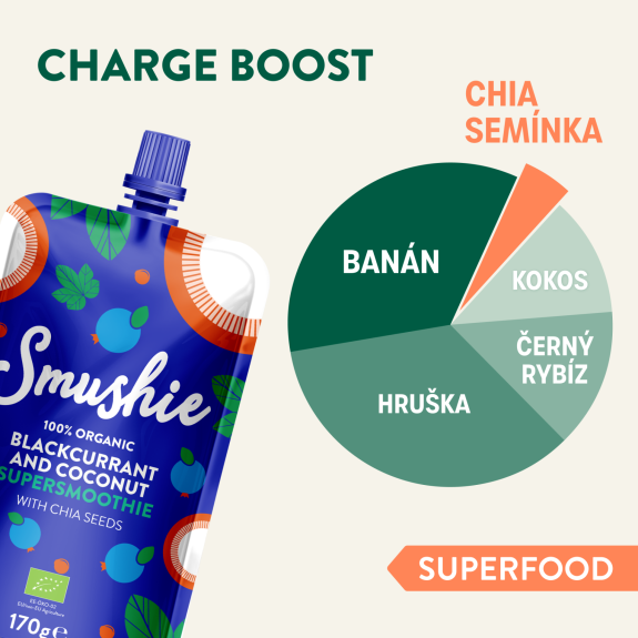 Smushie BIO Charge Boost 170 g Salvest