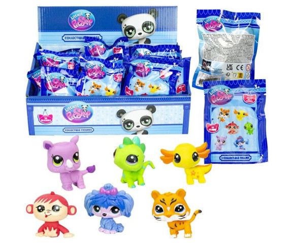 Figurka gumovací mix druhů Littlest Pet Shop