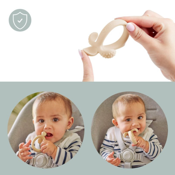 Silikonová lžička Beige Babymoov