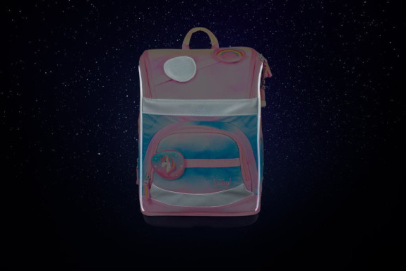 Školní aktovka Zippy plus Rainbow Unicorn Baagl
