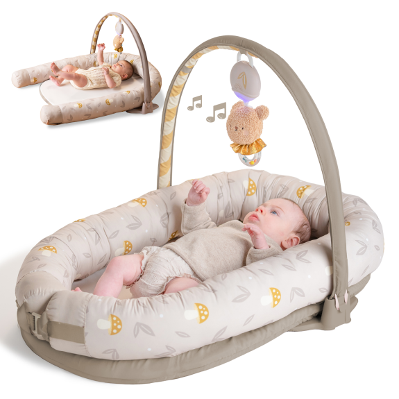 Hnízdo pro miminko s hrazdou Little Explorer Taf Toys