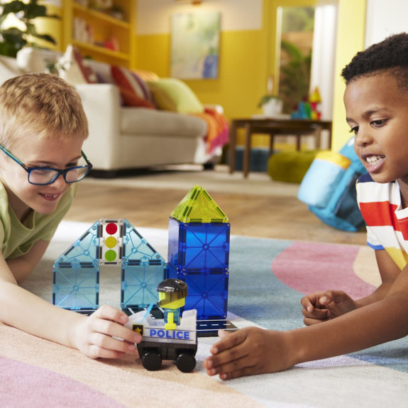 Magnetická stavebnice Police Patrol 20 dílů Magna Tiles