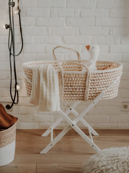 Stojan na Mojžíšův košík pro miminko Smart White Ahojbaby
