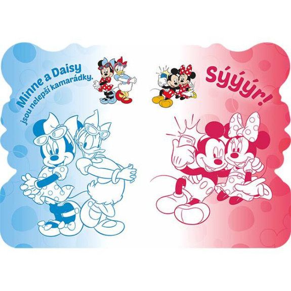 Tvarované omalovánky Minnie