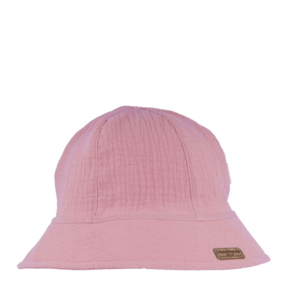 Mušelínový klobouk Handmade růžová RDX